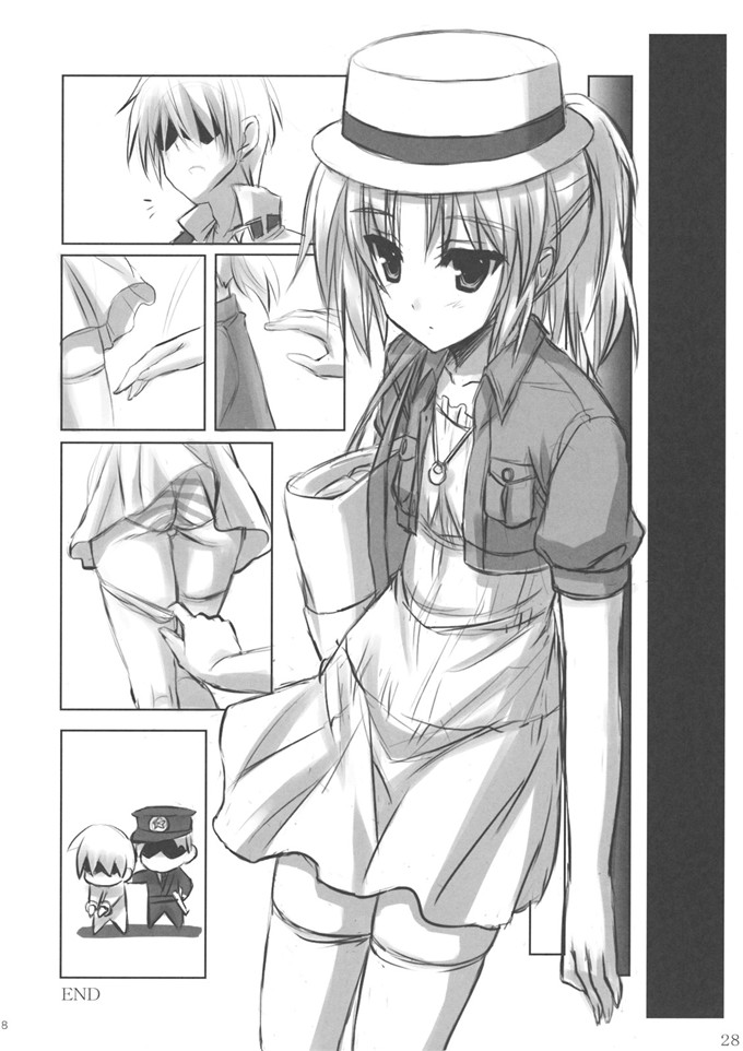 同人志漫画之奏酱和由里黑丝足控本子